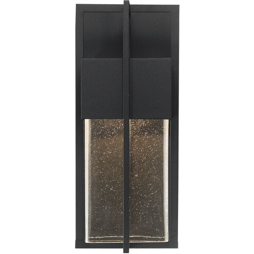Kingler LED 14.13 inch Powder Coated Black Outdoor Wall Sconce